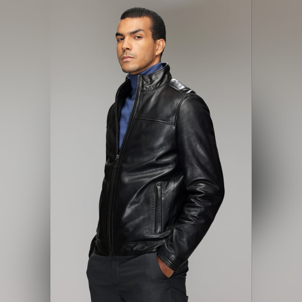 Danier Nate Bomber Leather Jacket (XL)